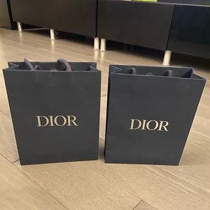 Dior shopping bags